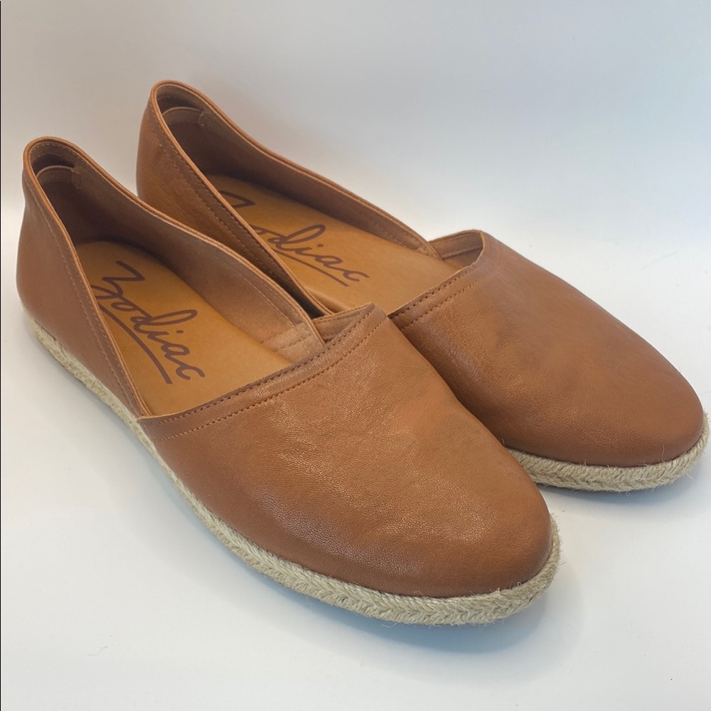 Zodiac Women's Tan Espadrille Slip-Ons Size 8 1/2